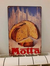 Panettone Vintage Italiano Motta Milano in latta