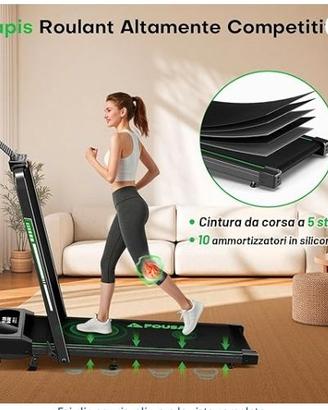 Tapis Roulant Elettrico Pieghevole
