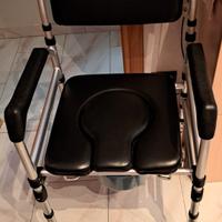 SEDIA COMODA WC ANZIANI E DISABILI 