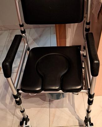 SEDIA COMODA WC ANZIANI E DISABILI 