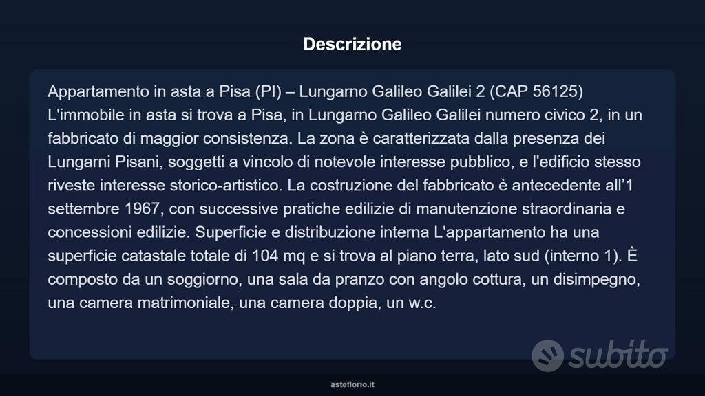Appartamento – Pisa, San Martino - Vista 4