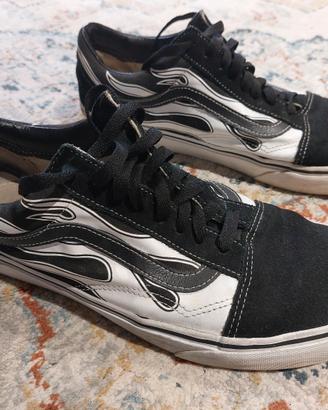 Vans Old Skool Bianco fiamma