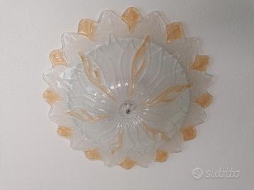 coppia di plafoniere murano