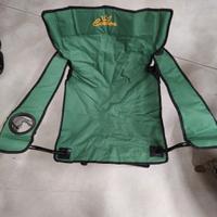 sedia pieghevole pesca campeggio 