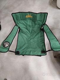 sedia pieghevole pesca campeggio 
