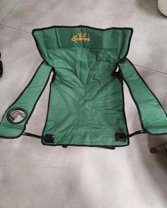 sedia pieghevole pesca campeggio 