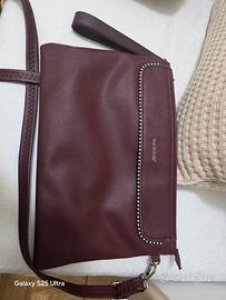 Borsa Naj-Oleari in ecopelle bordeaux