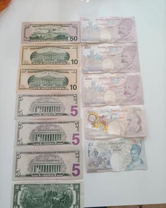 Dollari e Sterline