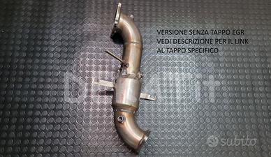 DOWNPIPE INOX Ø 76 OPF GPF ALFA GIULIA STELVIO 2.0