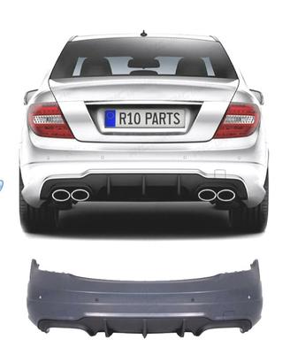 PARAURTI POSTERIORE MERCEDES CLASSE C W204 LOOK AM