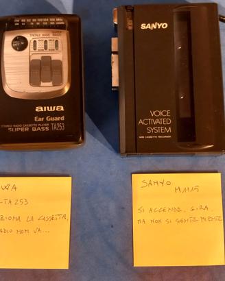 Lotto di 2 walkman da riparare II