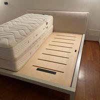 Letto Portland di Meridiani con materassi Simmons