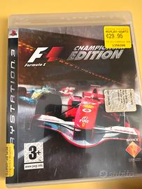 PS3  F1 champion Edition