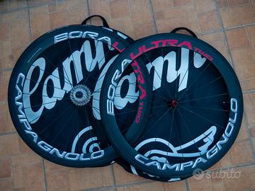 Cerchi carbonio  campagnolo Bora Ultra two + borse