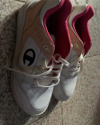 Scarpe Sneaker Champion Bianche e Rosa