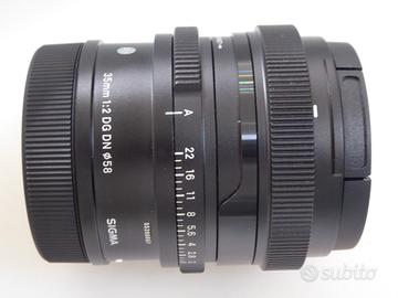 Sigma 35 2,0 dg dn attacco l usato