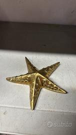 Stella Marina in Bronzo Dorato Vintage15x15