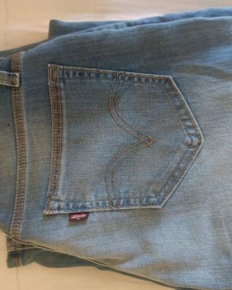 Jeans Levi's 529 Curvy Straight donna - Azzurro