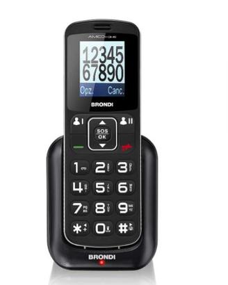 BRONDI AMICO HOME CELLULARE GSM PER ANZIANI CON TA