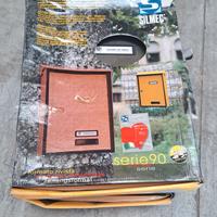 2 cassette per lettere in acciaio