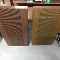 Coppia diffusori vintage anni 50-60 in legno alti