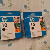 2x HP 10 Cartucce nere sigillate