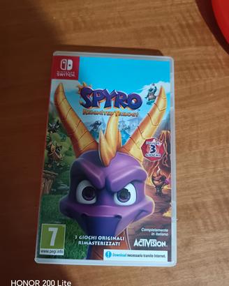 Spyro per nintendo Switch Reignited trilogy