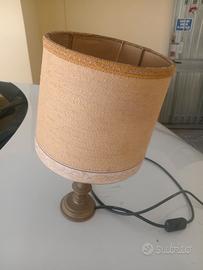 lampada da tavolo vintage antico ottone 