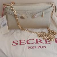 Borsa donna a tracolla * Secret Pon Pon  color oro