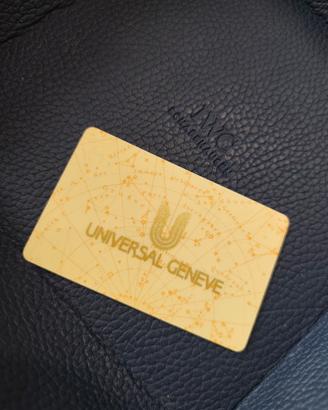 card garanzia Orologi Universal Geneve Collezione