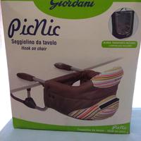 Seggiolino da tavolo picnic giordani