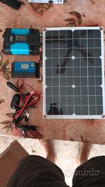 pannello solare KIT COMPLETO nuovo con scatola 
