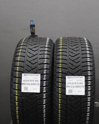 2 Pneumatici 225/45 R18 Pirelli Sottozero3