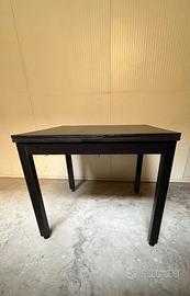 Tavolo 90x90 allungabile 90x168 piedi smontabili