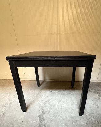 Tavolo 90x90 allungabile 90x168 piedi smontabili