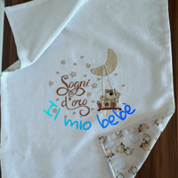 Copertina Neonato estiva unisex Fizzy Moon