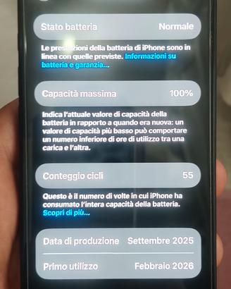 iPhone 16 nero 