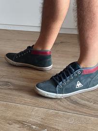 Scarpe Le Coq Sportif Mid-Cut Grigio Scuro/blu