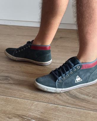 Scarpe Le Coq Sportif Mid-Cut Grigio Scuro/blu