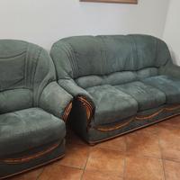 Divano letto con poltrona