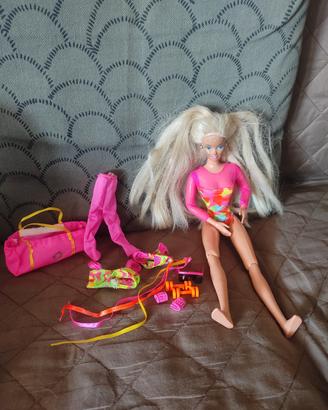 Barbie ginnasta snodabile vintage anni '90