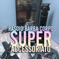 Rasoio super accessoriato ricaricabile IPX7