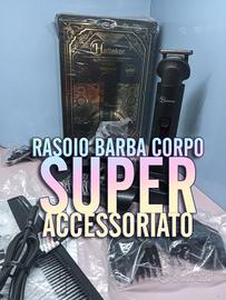 Rasoio super accessoriato ricaricabile IPX7