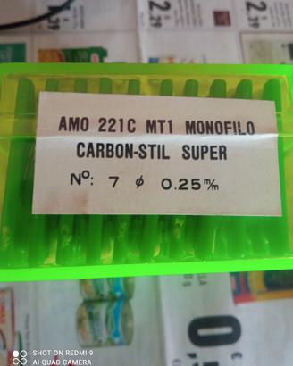 200 AMI LEGATI DA PESCA 221C.CON FILO CARBON 