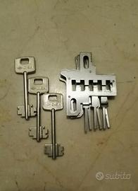 Serratura Cisa per inferriata. Parte interna.