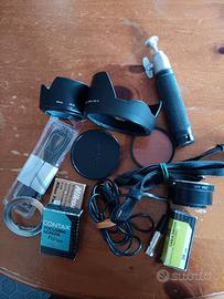 lotto accessori fotografici sony, contax, leica et