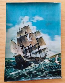 Cartolina 3D veliero 