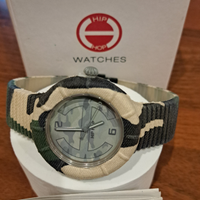 Orologio HIP HOP CAMOUFLAGE Militare Uomo XL