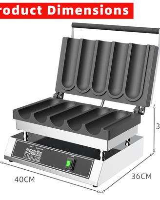 piastra elettrica waffle hot dog