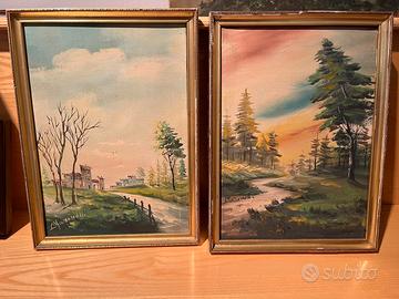 2 quadri tela L. Marinelli